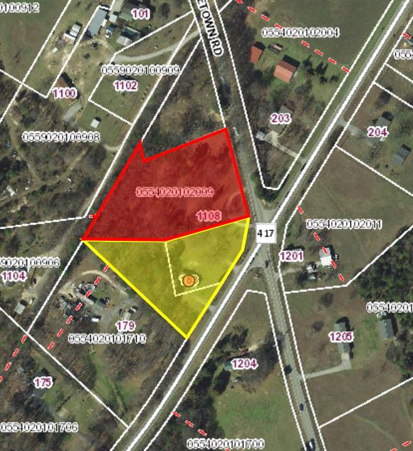 SOLD – 1.35 Acres of Commercial Land