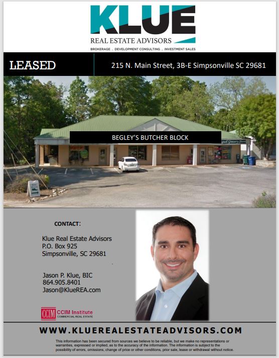 LEASED-215 N. Main Street, Simpsonville