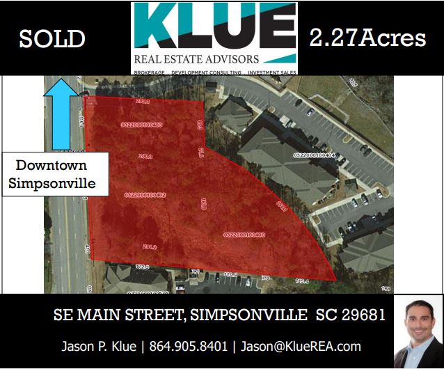 SOLD-SE Main Street, Simpsonville