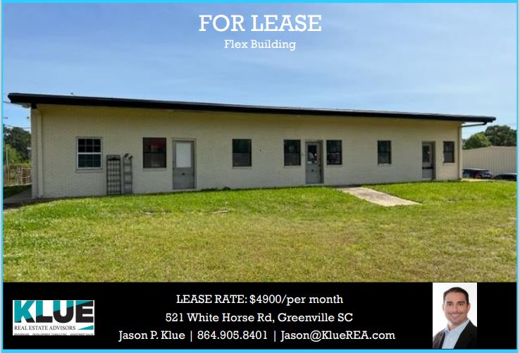 FOR LEASE-521 White Horse Rd, Greenville