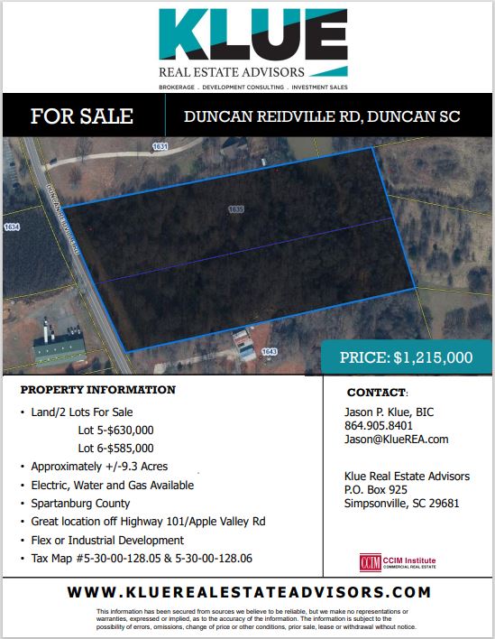 FOR SALE-1635 Duncan Reidville Road, Duncan