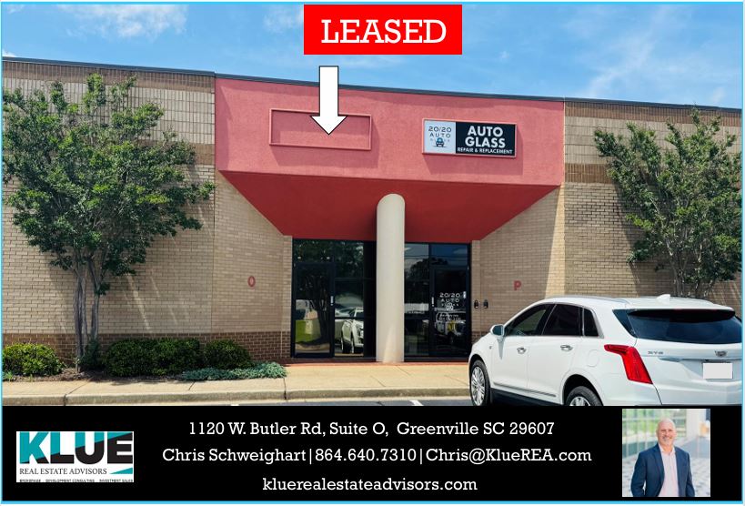 LEASED-1120 W. Butler Rd, Suite O, Greenville