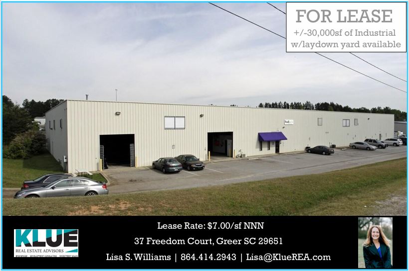 FOR LEASE-37 Freedom Court, Greer